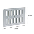 9" x 6" Adjustable Air Vent Aluminium / Metal Grille Ventilation Cover