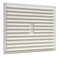 9" x 9" White Adjustable Air Vent Louvre Grille Cover Hit & Miss