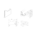 Terracotta Brick Weep Vents Ventilation for Cavity Walls
