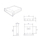 Extension Sleeve for Underfloor Adjustable Telescopic Vents G961