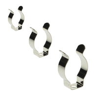 48 x Assorted Narrow Base Tool Spring Terry Clips