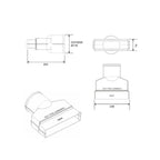 Telescopic Adjustable Underfloor Cavity Wall Vents with Airbricks G960
