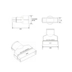 Manthorpe Remote Void Sleeve for Underfloor Telescopic Vents G962