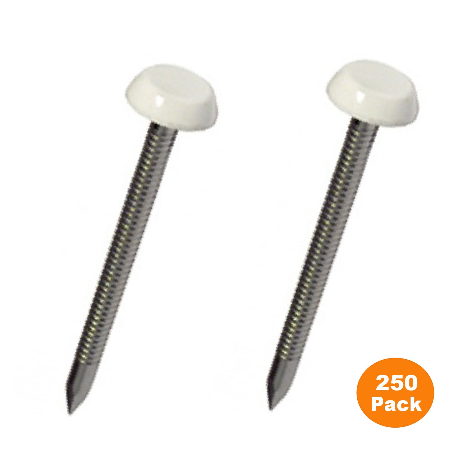 White UPVC Poly Top Pins Stainless Steel