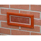 White Framed Flood Water Defence Protection Airbrick Cover