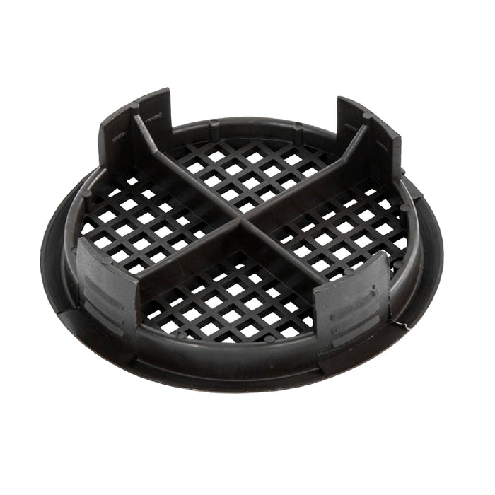 Black Plastic 70mm Soffit Push Fit Air Vents